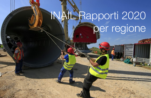 INAIL Rapporti 2020 per regione INAIL Rapporti 2020 per regione