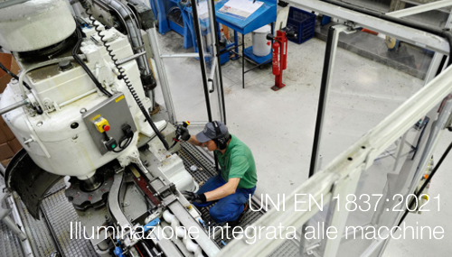 Illuminazione integrata alle macchine Illuminazione integrata alle macchine