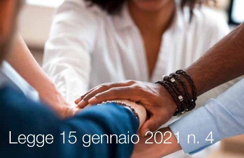 Legge 15 gennaio 2021 n 4 Legge 15 gennaio 2021 n 4