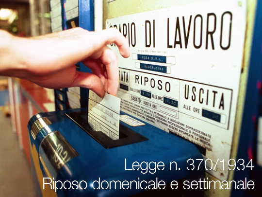 Legge 22 febbraio 1934 n 370 Legge 22 febbraio 1934 n 370