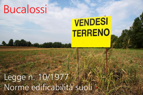 Legge 28 gennaio 1977 n 10 Bucalossi Legge 28 gennaio 1977 n 10 Bucalossi