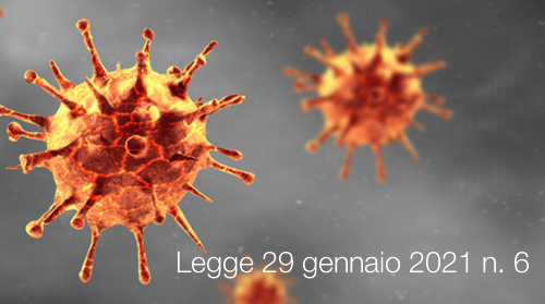 Legge 29 gennaio 2021 n 6 Legge 29 gennaio 2021 n 6