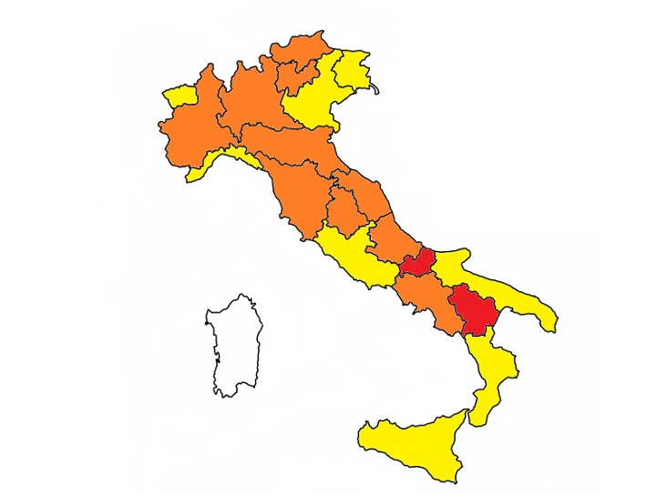 Mappa colori 28 02 2021 Mappa colori 28 02 2021