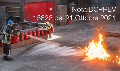 Nota DCPREV 15826 del 21 Ottobre 2021 Nota DCPREV 15826 del 21 Ottobre 2021