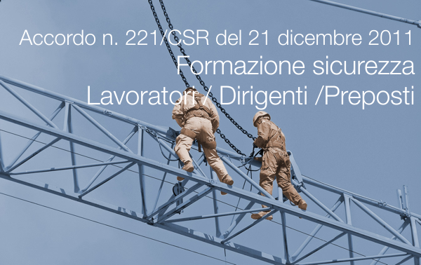 Accordo 221 CSR del 21 dicembre 2011 Accordo 221 CSR del 21 dicembre 2011