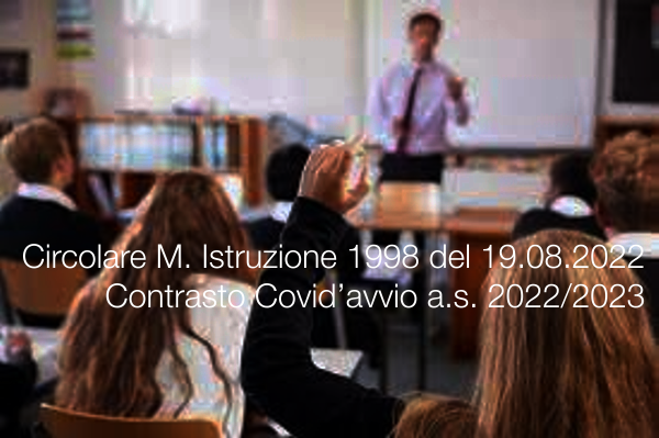 Circolare M Istruzione 1998 del 19 08 2022 Circolare M Istruzione 1998 del 19 08 2022