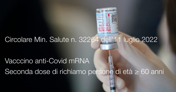 Circolare Min Salute n 32264 dell 11 luglio 2022 Circolare Min Salute n 32264 dell 11 luglio 2022