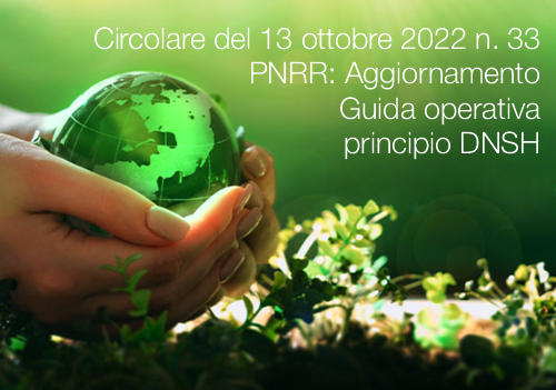 Circolare del 13 ottobre 2022 n 33 Circolare del 13 ottobre 2022 n 33