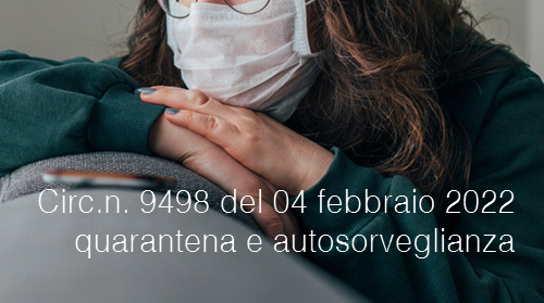 Circolare n 9498 del 04 febbraio 2022 Circolare n 9498 del 04 febbraio 2022