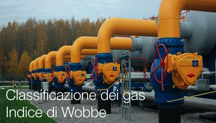 Classificazione dei gas Indice di Wobbe Classificazione dei gas Indice di Wobbe