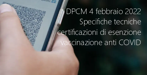 DPCM 4 febbraio 2022 DPCM 4 febbraio 2022