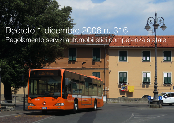 Decreto 1 dicembre 2006 n 316 Decreto 1 dicembre 2006 n 316