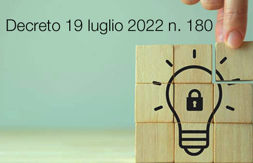 Decreto 19 luglio 2022 n 180 Decreto 19 luglio 2022 n 180