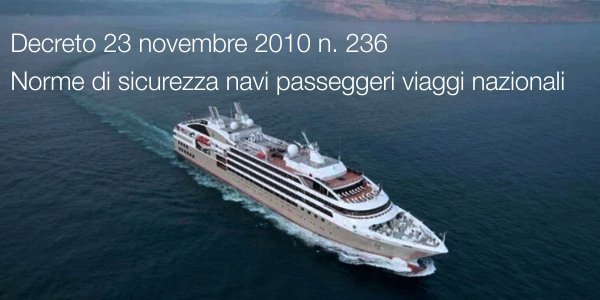 Decreto 23 novembre 2010 n 236 Decreto 23 novembre 2010 n 236