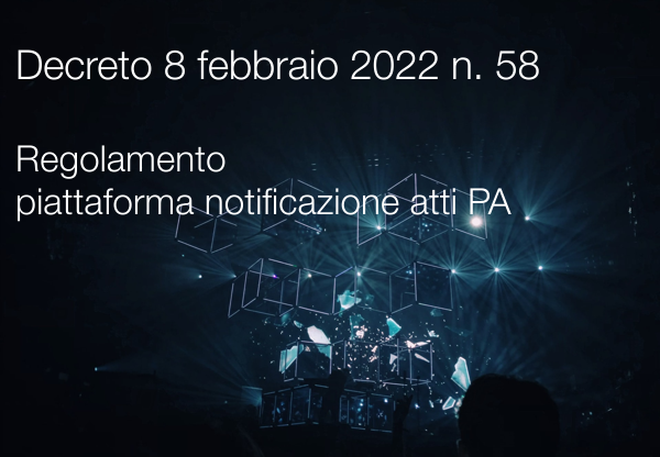Decreto 8 febbraio 2022 n 58 Decreto 8 febbraio 2022 n 58