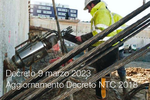 Decreto 9 marzo 2023 Aggiornamento Decreto NTC 2018 Decreto 9 marzo 2023 Aggiornamento Decreto NTC 2018