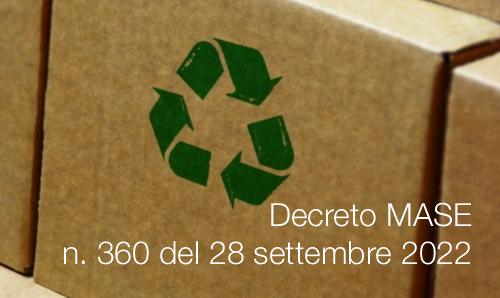 Decreto MASE n 360 del 28 settembre 2022 Decreto MASE n 360 del 28 settembre 2022