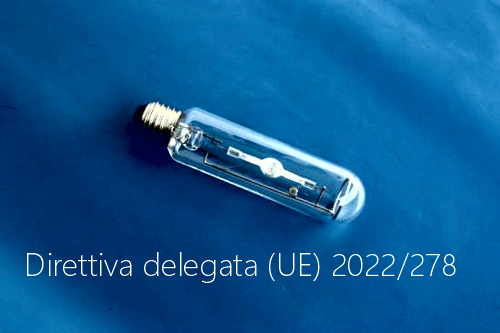 Direttiva delegata UE 2022 278 Direttiva delegata UE 2022 278