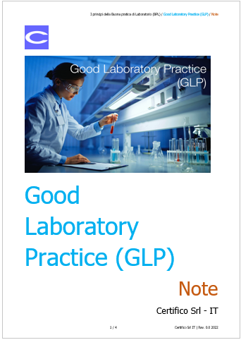 Good Laboratory Practice GLP Good Laboratory Practice GLP