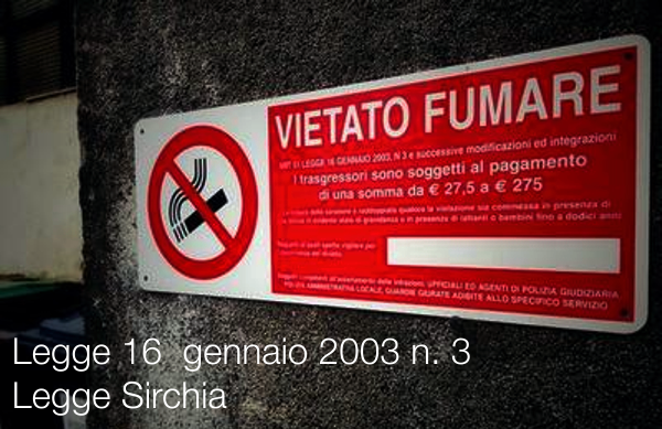 Legge 16 gennaio 2003 n 3 Legge Sirchia Legge 16 gennaio 2003 n 3 Legge Sirchia