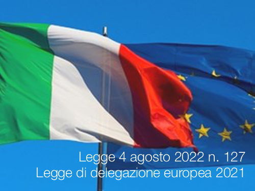 Legge 4 agosto 2022 n 127 Legge 4 agosto 2022 n 127