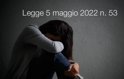 Legge 5 maggio 2022 n 53 Legge 5 maggio 2022 n 53