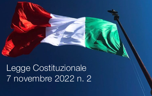 Legge Costituzionale 7 11 2022 n 2 Legge Costituzionale 7 11 2022 n 2