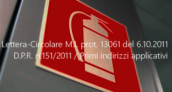 Lettera Circolare M I prot 13061 del 6 10 2011 Lettera Circolare M I prot 13061 del 6 10 2011