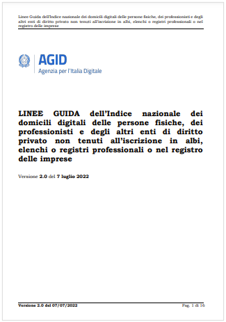 Linee guida inad ex art 6 quater CAD Linee guida inad ex art 6 quater CAD