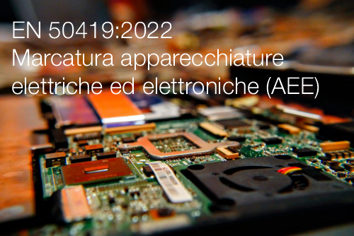Marcatura delle apparecchiature elettriche ed elettroniche AEE Marcatura delle apparecchiature elettriche ed elettroniche AEE