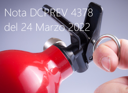Nota DCPREV 4378 del 24 Marzo 2022 Nota DCPREV 4378 del 24 Marzo 2022