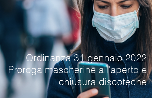 Ordinanza 31 gennaio 2022 Ordinanza 31 gennaio 2022