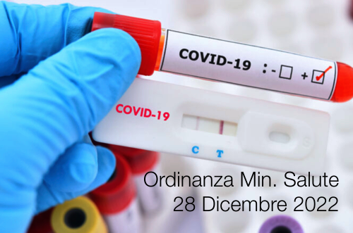 Ordinanza Min Salute 28 Dicembre 2022 Ordinanza Min Salute 28 Dicembre 2022