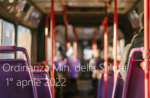 Ordinanza Ministero della Salute 1 aprile 2022 Ordinanza Ministero della Salute 1 aprile 2022