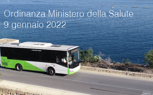 Ordinanza Ministero della Salute 9 gennaio 2022 Ordinanza Ministero della Salute 9 gennaio 2022