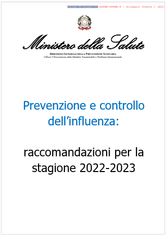 Prevenzione e controllo dell influenza raccomandazioni per la stagione 2022 2023 Prevenzione e controllo dell influenza raccomandazioni per la stagione 2022 2023