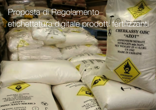 Proposta di Regolamento etichettatura digitale dei prodotti fertilizzanti Proposta di Regolamento etichettatura digitale dei prodotti fertilizzanti