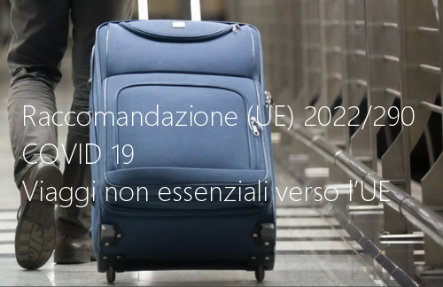 Raccomandazione UE 2022 290 Raccomandazione UE 2022 290
