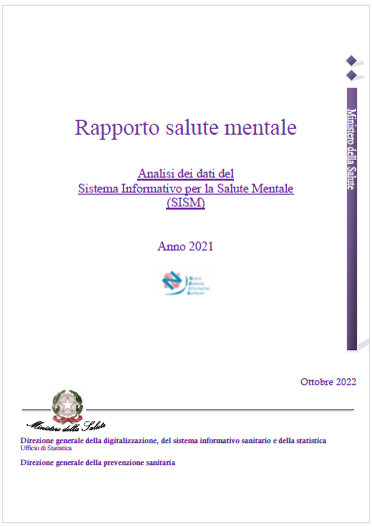 Rapporto salute mentale 2021 Rapporto salute mentale 2021