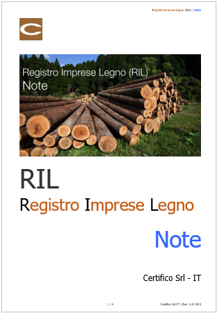 Registro Imprese Legno RIL Registro Imprese Legno RIL