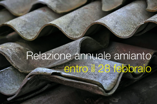 Relazione annuale entro il 28 febbraio Relazione annuale entro il 28 febbraio