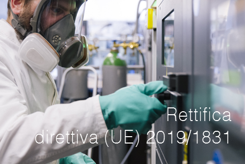 Rettifica direttiva UE 2019 1831 24 01 2022 Rettifica direttiva UE 2019 1831 24 01 2022