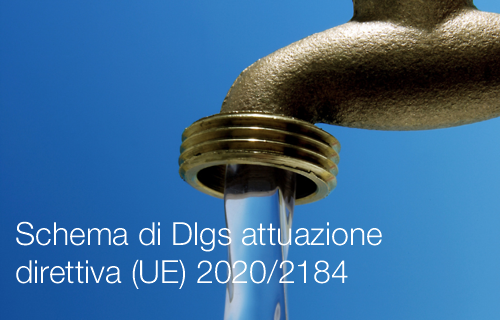 Schema Dlgs attuazione direttiva 2020 2184 Schema Dlgs attuazione direttiva 2020 2184