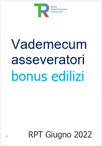 Vademecum asseveratori RPT Vademecum asseveratori RPT