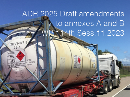 ADR 2025 Draft amendments to annexes A and B WP 114th Sess November 2023 ADR 2025 Draft amendments to annexes A and B WP 114th Sess November 2023