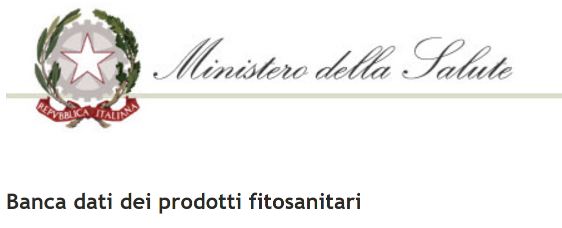 Banca dati dei prodotti fitosanitari RIcerca Banca dati dei prodotti fitosanitari RIcerca