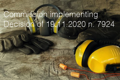 Commission implementing Decision of 19 11 2020 n 7924 Commission implementing Decision of 19 11 2020 n 7924