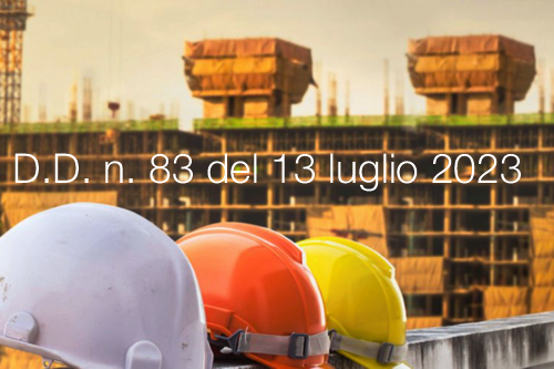 D D n 83 del 13 luglio 2023 D D n 83 del 13 luglio 2023