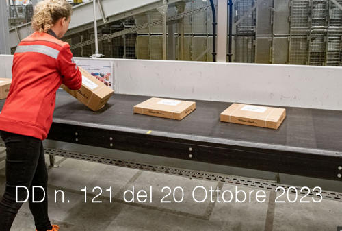 Decreto direttoriale n 121 del 20 Ottobre 2023 Decreto direttoriale n 121 del 20 Ottobre 2023