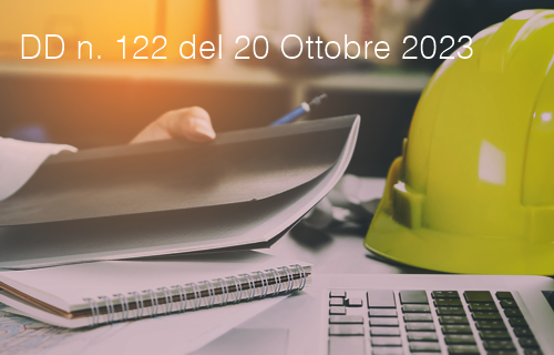 Decreto direttoriale n 122 del 20 Ottobre 2023 Decreto direttoriale n 122 del 20 Ottobre 2023